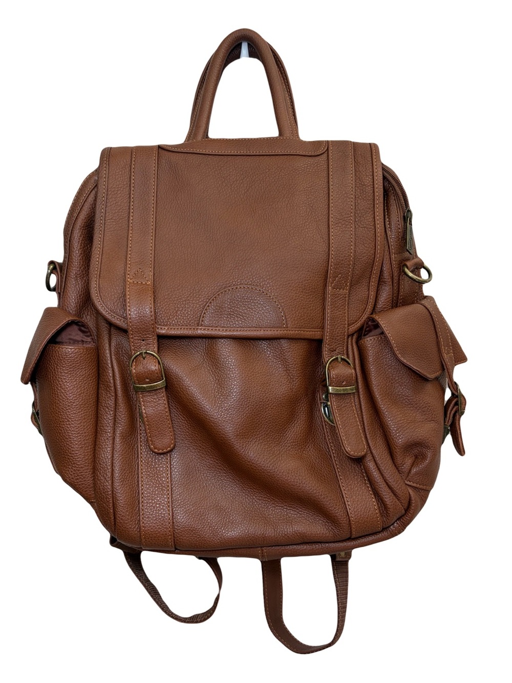 AmeriLeather three-way backpack Brown Leather Backpack / Convertible crossbody